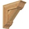 Ekena Millwork Traditional Traditional Rough Sawn Bracket w/ Offset Brace, Western Red Cedar, 8"W x 22"D x 22"H BKT0806X22X22TRA01RWR - alternate 1